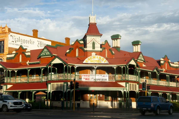 ザ交換ホテルは 1900 年に建てられた 状態遺産登録に記載されている歴史的建造物 カルグーリー オーストラリア 2018 — ストック写真