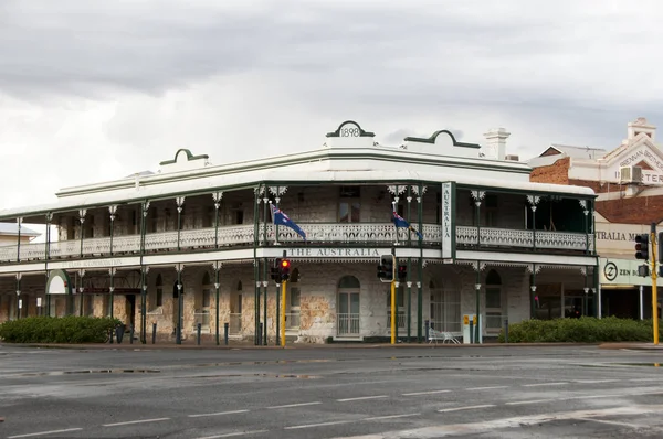 オーストラリア ホテルはフェデレーション様式の建築と歴史的建造物 カルグーリー オーストラリア 2018 日です — ストック写真