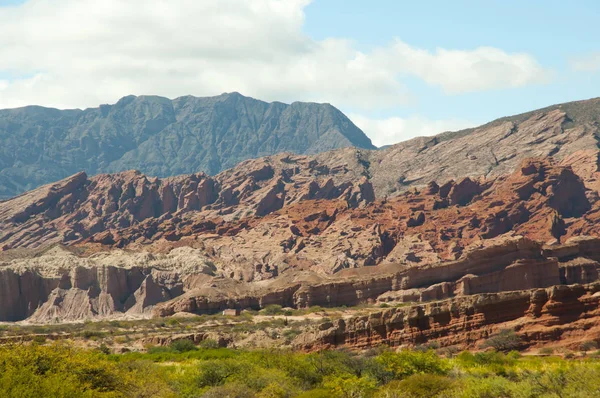 Quebrada Las Conchas Rock Formations Salta Argentina — стоковое фото