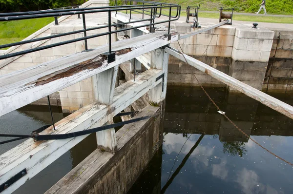 Rideau Canal Κλειδαριές Οττάβα Καναδάς — Φωτογραφία Αρχείου