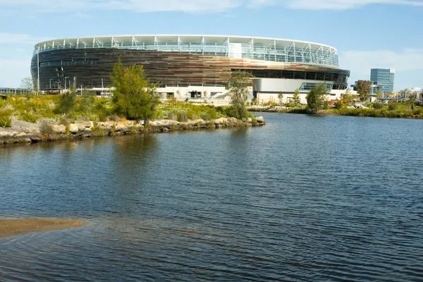 Perth Australia Października 2017 Optus Nowy Stadion 60000 Osób — Zdjęcie stockowe