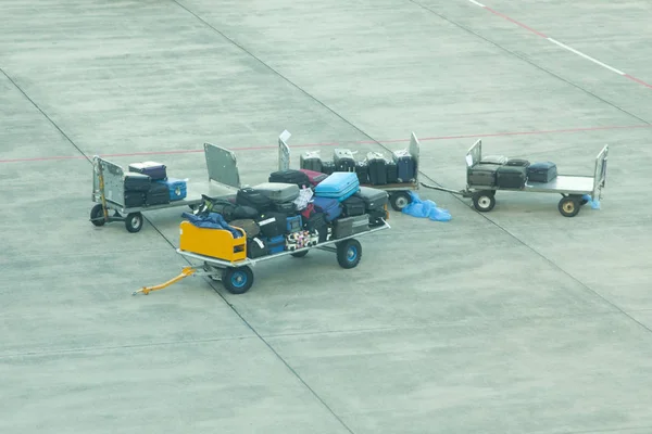 Wózek Bagaż Lotniczy — Zdjęcie stockowe