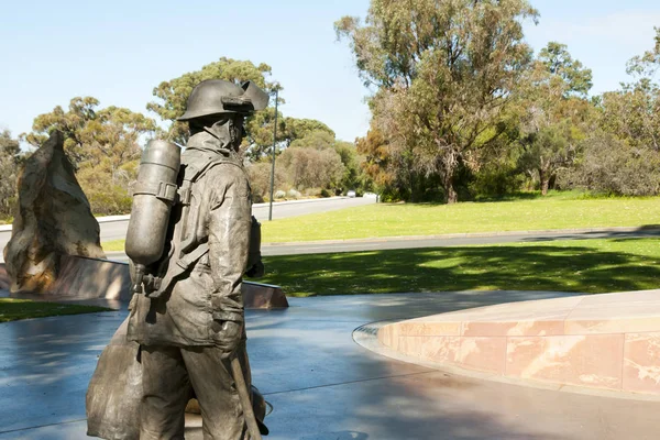 Perth Australia Agosto 2017 Los Bomberos Memorial Grove Conmemoran Los — Foto de Stock