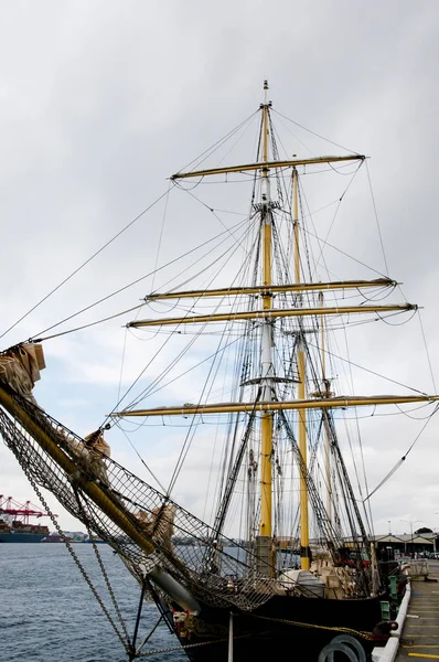 Ξύλινο Ιστιοφόρο Fremantle Αυστραλία — Φωτογραφία Αρχείου