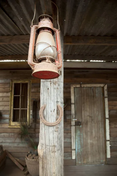 Rustikales Wild West Holzhaus — Stockfoto