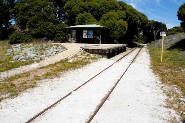 Historische Kingstown Bahn Rotnest Island Australien — Stockfoto