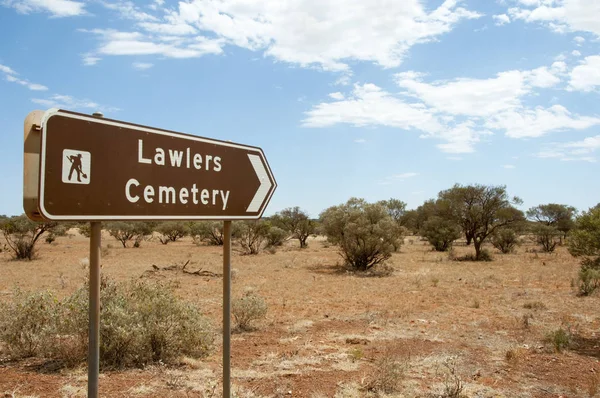 Cementerio Lawler Agnew Australia Occidental — Foto de Stock