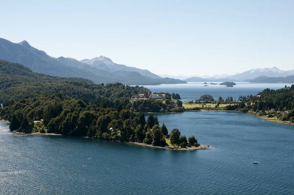 Jezioro Nahuel Huapi Bariloche Argentyna — Zdjęcie stockowe