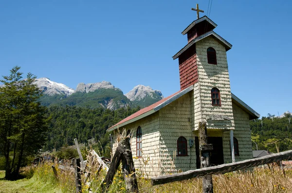 Obrero Εκκλησία San Jose Santa Lucia Χιλή — Φωτογραφία Αρχείου