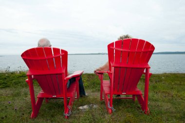 Adirondack Chairs - Nova Scotia - Canada clipart