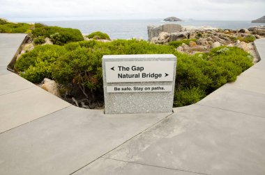 Doğal köprü ve boşluk işareti - Albany - Avustralya