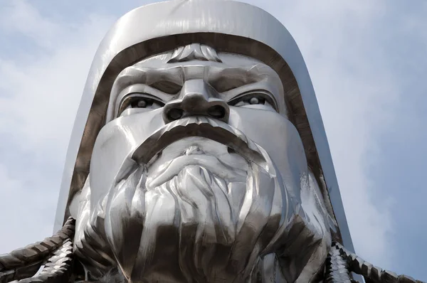 Genghis Khan Reiterstandbild Mongolei — Stockfoto