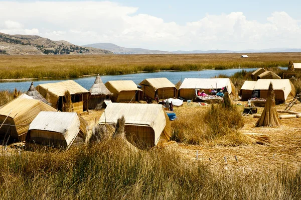 Uros Islands Lake Titicaca Peru — Stock Photo, Image