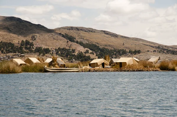 Islas Uros Lago Titicaca Perú — Foto de Stock