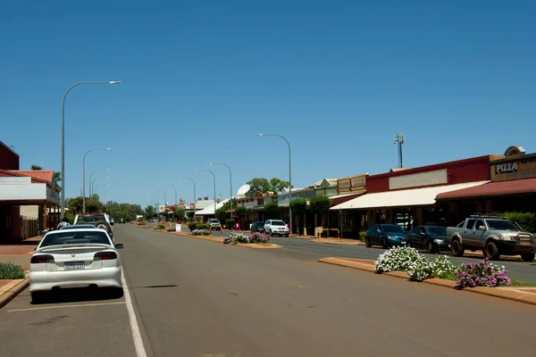 Leonora Australia Febbraio 2018 Autostrada Goldfields Che Attraversa Centro Storico — Foto Stock