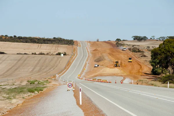 Construcción Mejoras Carreteras Australia — Foto de Stock