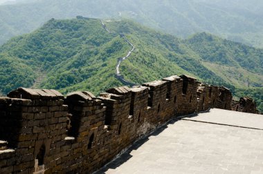 Çin Seddi 'nin Mutianyu bölümü.