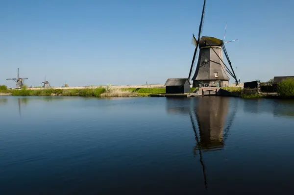 Windmills Kinderdijk Netherlands — Stock Photo, Image