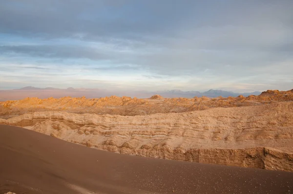 Údolí Měsíc Atacama Desert Chile — Stock fotografie