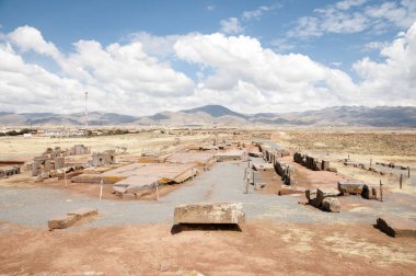 Puma Punku taş bloklar - Bolivya