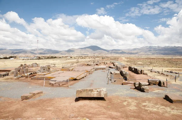 Blocos Pedra Puma Punku Bolívia — Fotografia de Stock