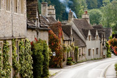 Castle Combe köyü - İngiltere