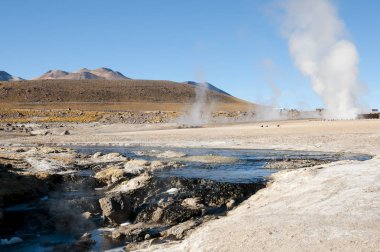 El Tatio şofben alan - Şili