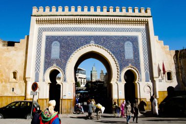 Fez - Fas şehir duvar