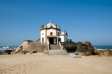 Lord of the Rock Chapel (Capela do Senhor da Pedra) - Portugal clipart
