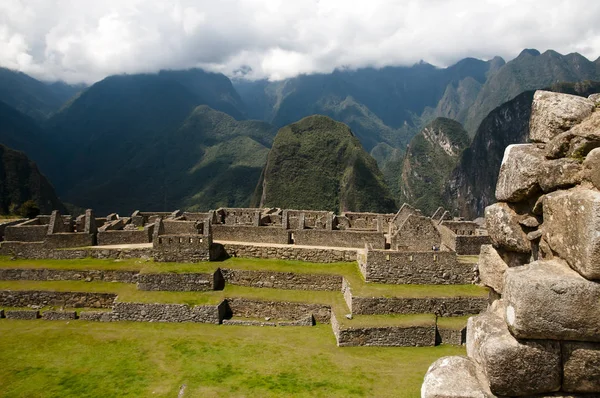 Ruinas Machu Picchu Inca Perú — Foto de Stock