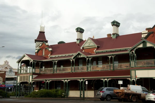 Kalgoorlie Australia Febbraio 2018 Exchange Hotel Punto Riferimento Storico Costruito — Foto Stock