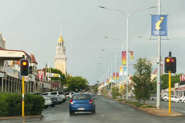 Kalgoorlie Ausztrália Február 2018 Történelmi Hannan Street Szívében Található Nyugat — Stock Fotó