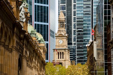 Belediye Binası ve Kraliçe Victoria bina - Sydney - Avustralya