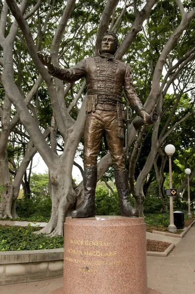 Statue Général Lachlan Macquarie Sydney Australie — Photo