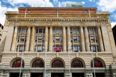 Perth, Avustralya - 3 Şubat 2018: Commonwealth H ve M depoya dönüştürülen bina