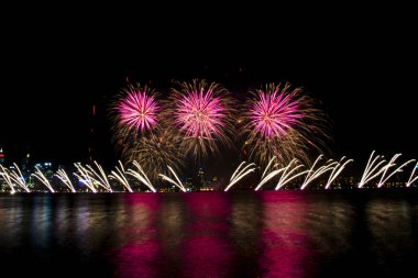 Avustralya gün 2018 havai fişek - Perth