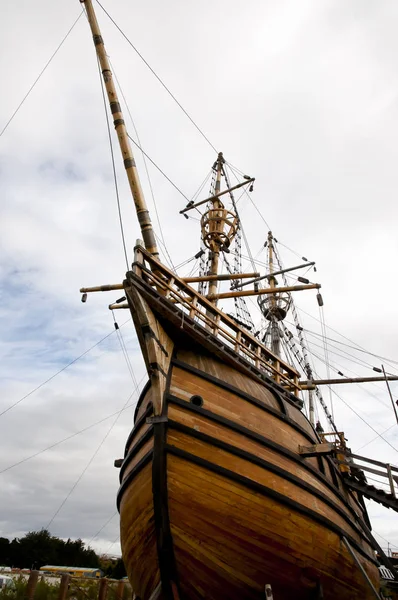 Magellan Replica Schip Punta Arenas Chili — Stockfoto