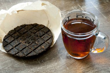 Organik Pu'er çay tablo