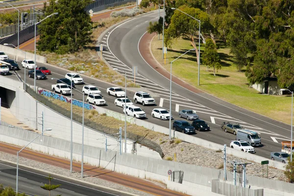 高速道路のトラフィック パース オーストラリア — ストック写真