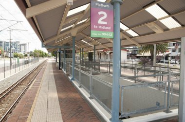 Tren İstasyonu Perth - Avustralya