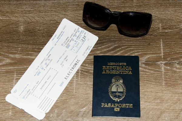 Arjantin Pasaport Biniş Kartı — Stok fotoğraf