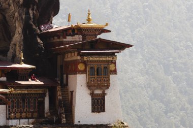 Taktsang Monastery (Tiger's Nest) - Bhutan clipart