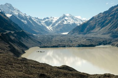 Tasman Gölü - Mount Cook Milli Parkı - Yeni Zelanda