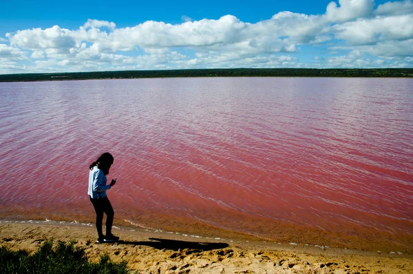 Hutt Lagoon Pink Lake - Western Australia