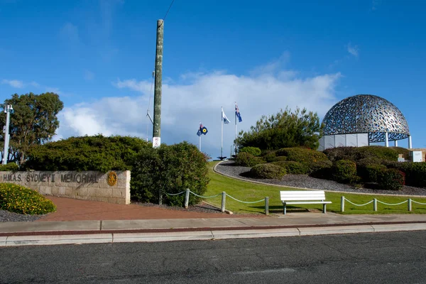 Geraldton Australia Agosto 2018 Memorial Hmas Sydney Iniciado Por Rotary — Foto de Stock