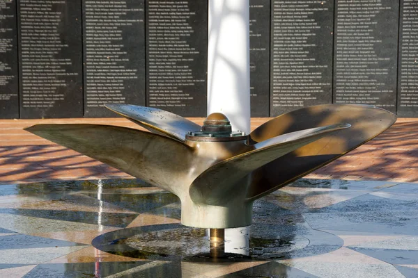 Geraldton Australien Augusti 2018 Hmas Sydney Memorial Initierats Rotary Club — Stockfoto