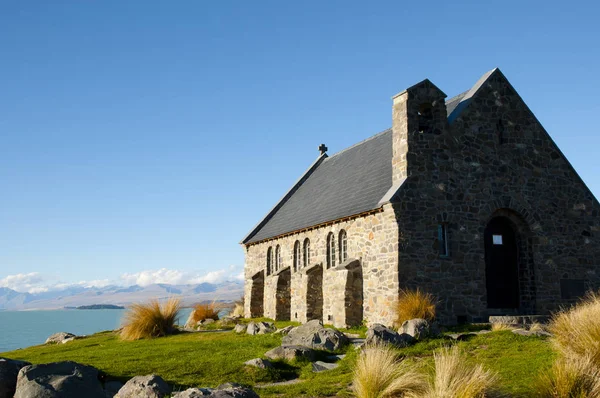 Добре Пастир Церкви Озеро Tekapo Нова Зеландія — стокове фото