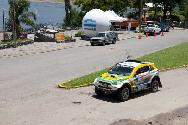 Tucuman Arjantin Ocak 2015 Sahne Yıllık Dakar Yarış Fotoğrafta Gösterildiği — Stok fotoğraf