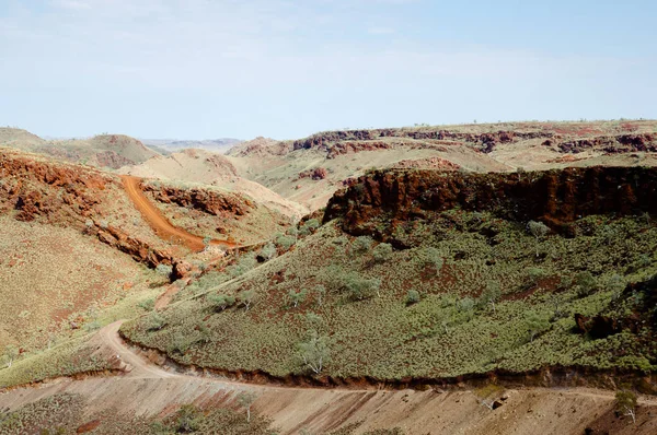 Iron Ore Exploration Fields Pilbara Australia — Stock Photo, Image