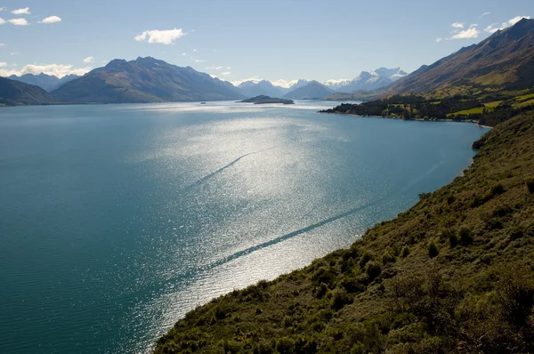 Озеро Вакатіпу Нова Зеландія — стокове фото